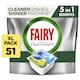 image 1 of Fairy Platinum All In One Original 51 Dishwasher Tablets 760G