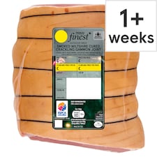 Tesco Finest Smoked Wiltshire Cured Crackling Gammon Joint