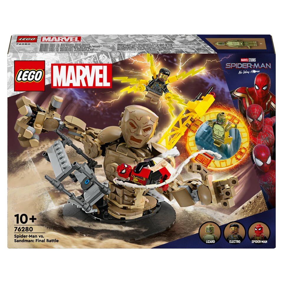 image 1 of LEGO Marvel 76280 Spider-Man vs. Sandman: Final Battle