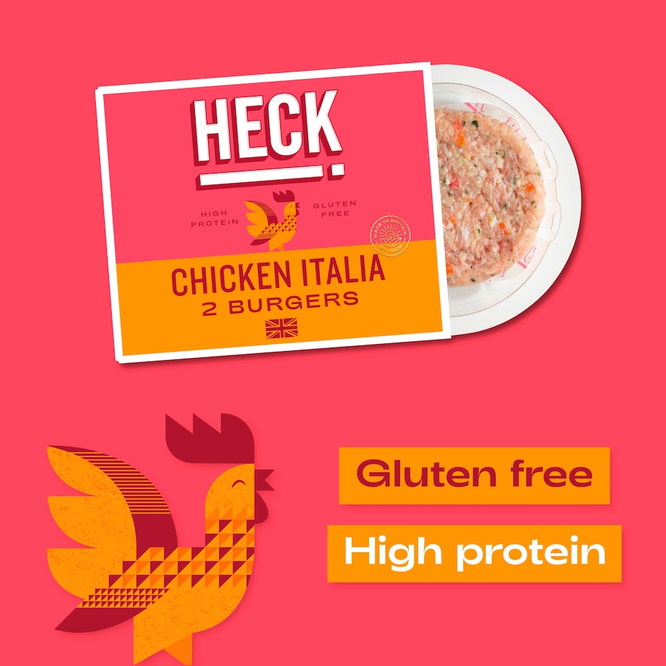 image 1 of Heck Chicken Italia Burgers 228G