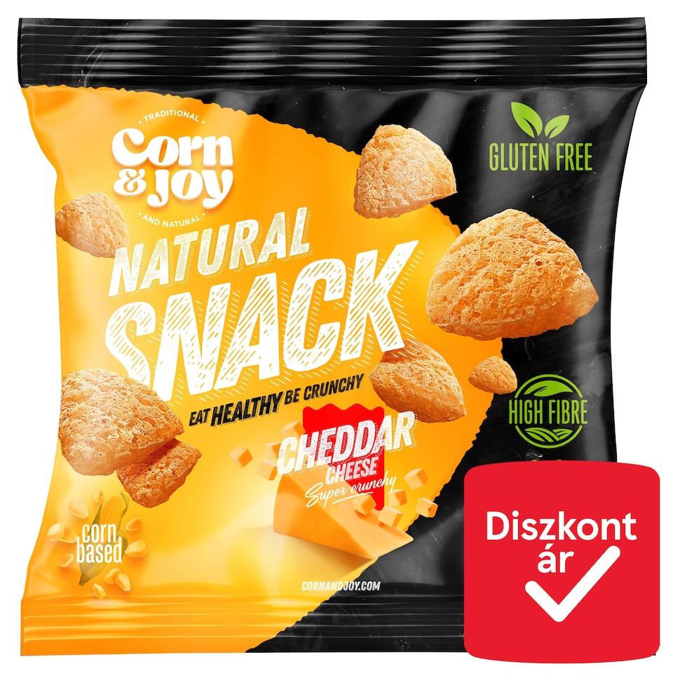 Corn & Joy cheddar sajtos snack 40 g
