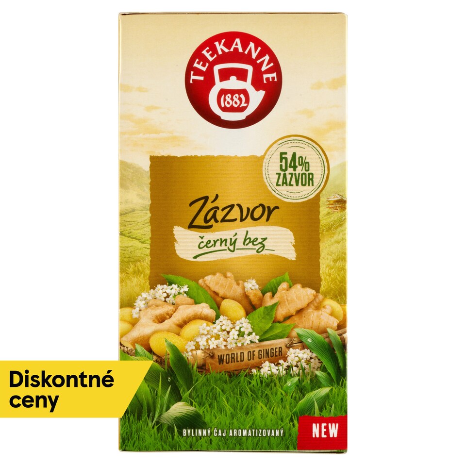 obrázok 1 z Teekanne World of Ginger bylinný zázvorový čaj aromatizovaný 20 x 1,75 g (35 g)