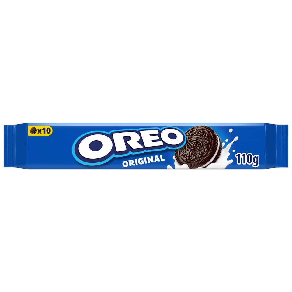 OREO Original kakaové sušienky s náplňou s vanilkovou príchuťou ideálne na cesty 10 sušienok 110 g