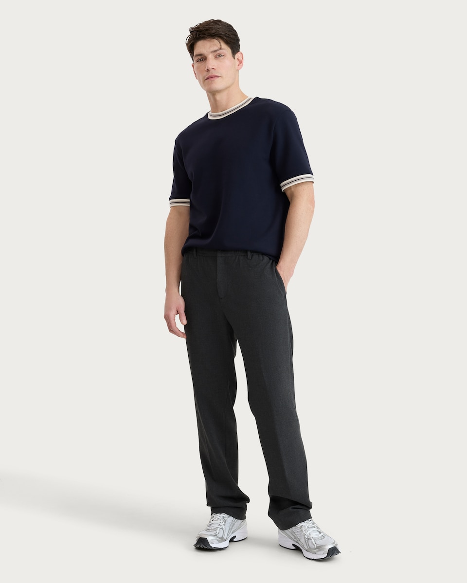 image 1 of F&F Regular Fit Co-ord Trousers in Grey