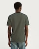 image 3 of F&F Pure Cotton Regular Fit Striped Short Sleeved T-Shirt in Green
