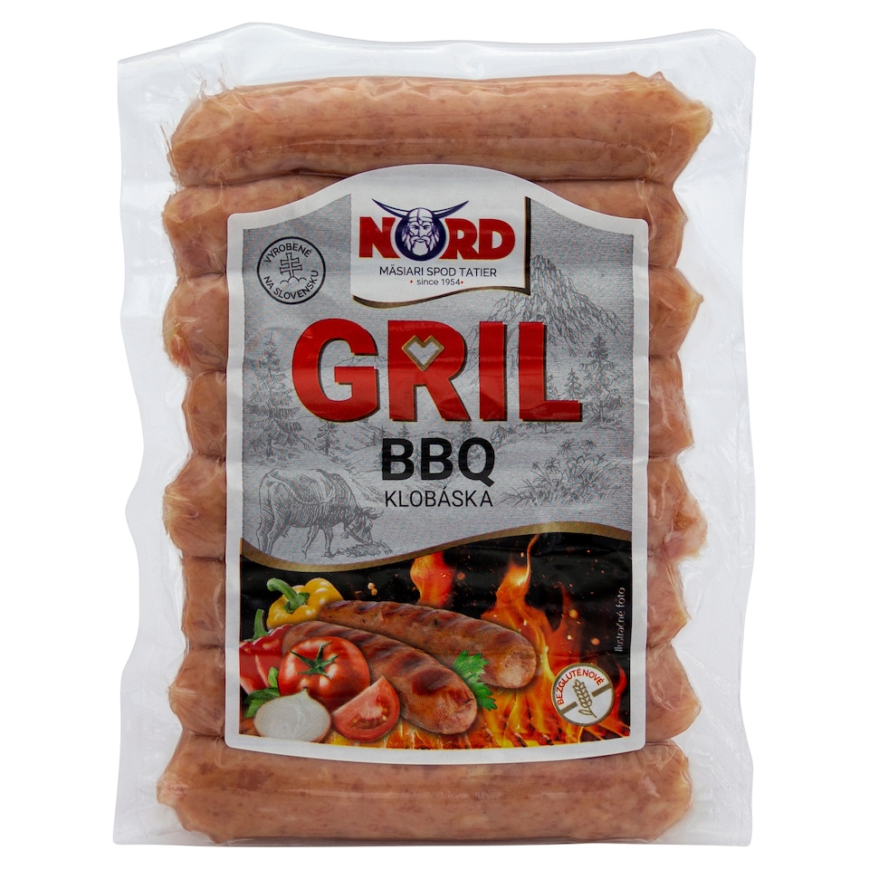 Nord Gril klobáska BBQ 250 g