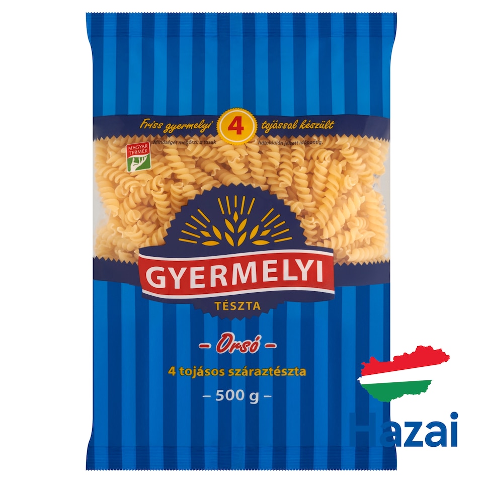 Gyermelyi Spindle Dry Pasta with 4 Eggs 500 g