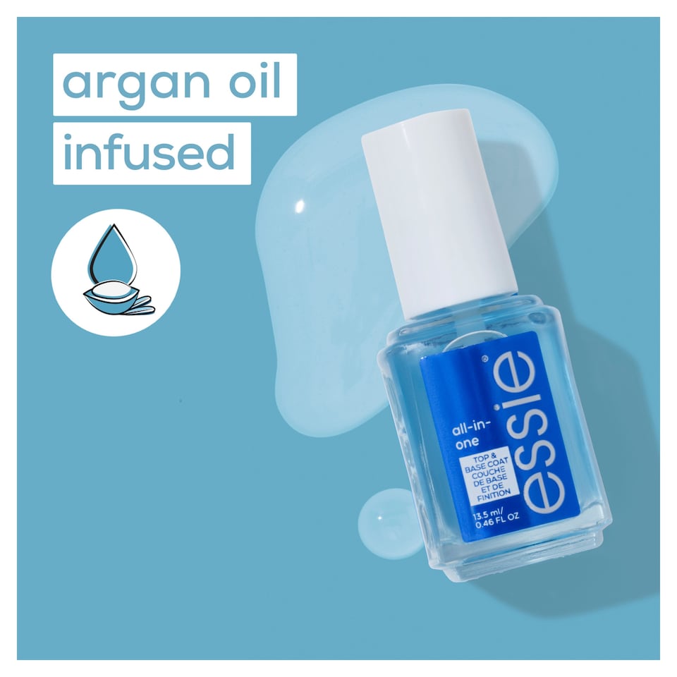 image 1 of Essie, All in One Base & Top Coat Nail Polish, 13.5ml 