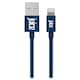 image 1 of Juice Lightning to USB Braided Cable 1m Navy
