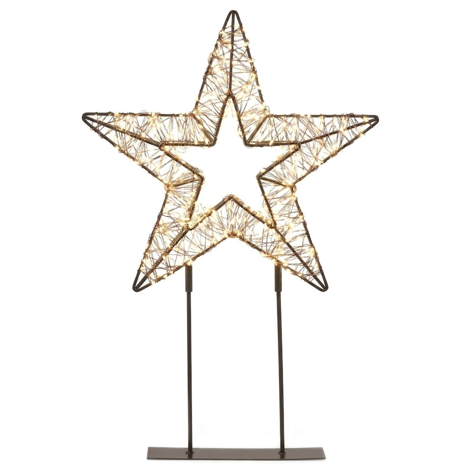 image 1 of Christmas Workshop 45cm LED Copper Wire Table Star Light