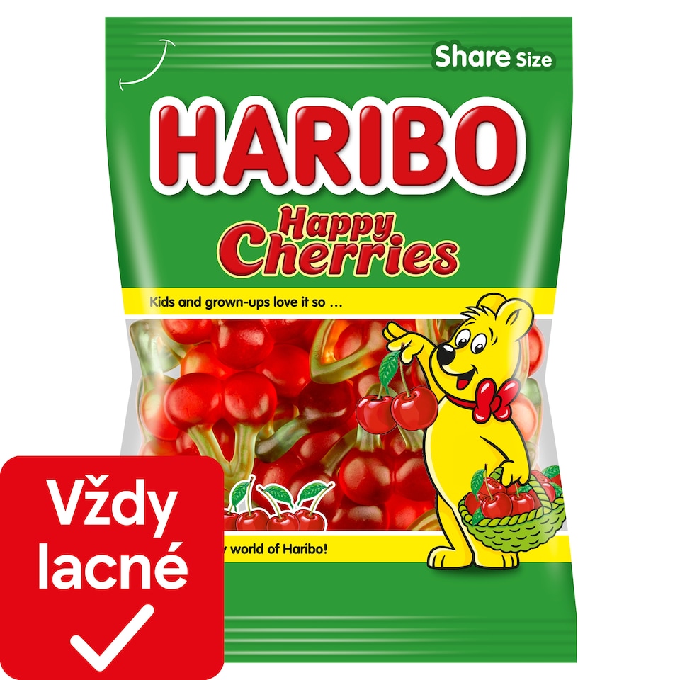 Haribo Happy Cherries želé s príchuťou čerešňa 200 g