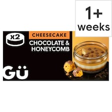 Gü Honeycomb Zillionaire Cheesecake Dessert 2 x 86.5g