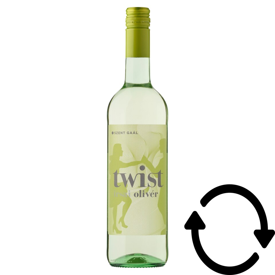 Szent Gaál Twist Irsai Olivér száraz fehérbor 11% 750 ml  1. kép