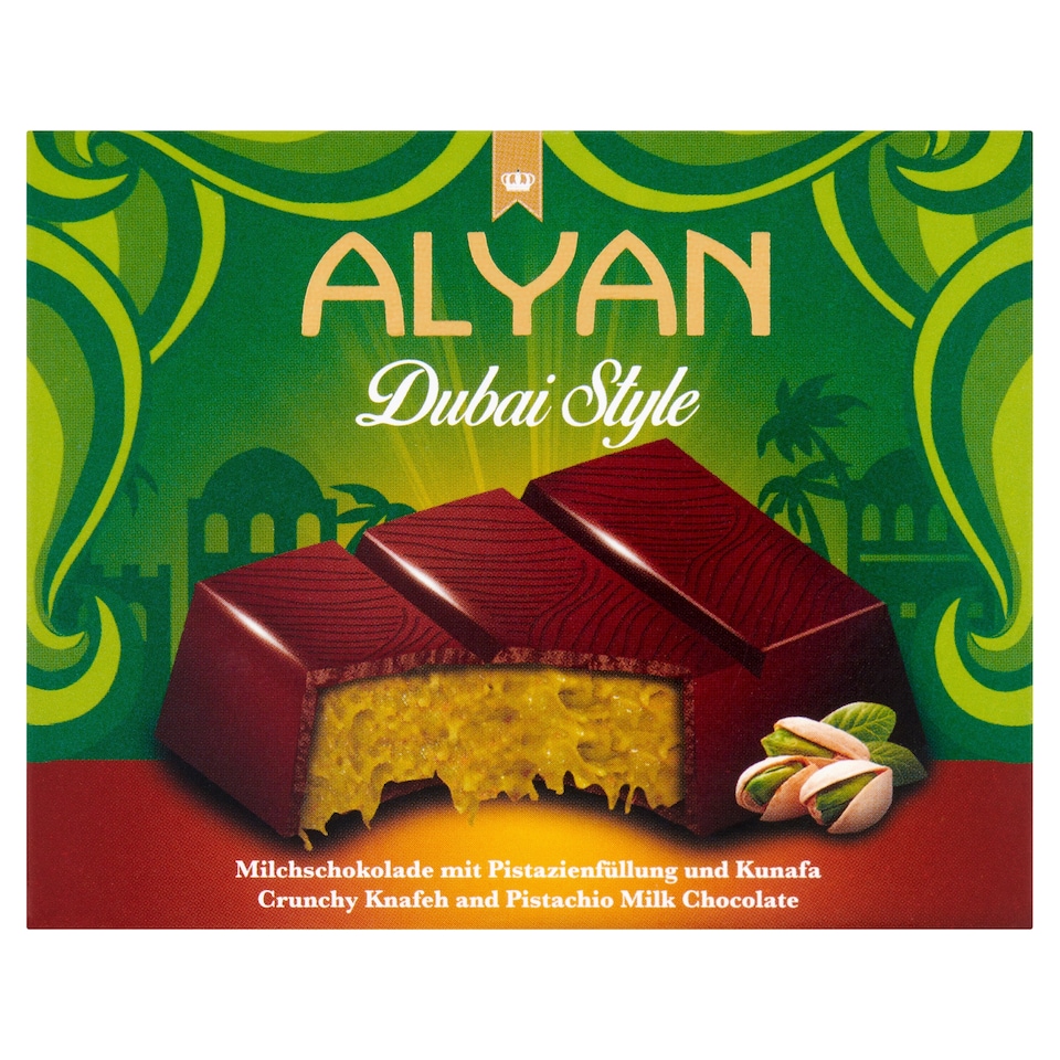 ALYAN DUBAI PISTACHIO CHOCOLATE 100 g