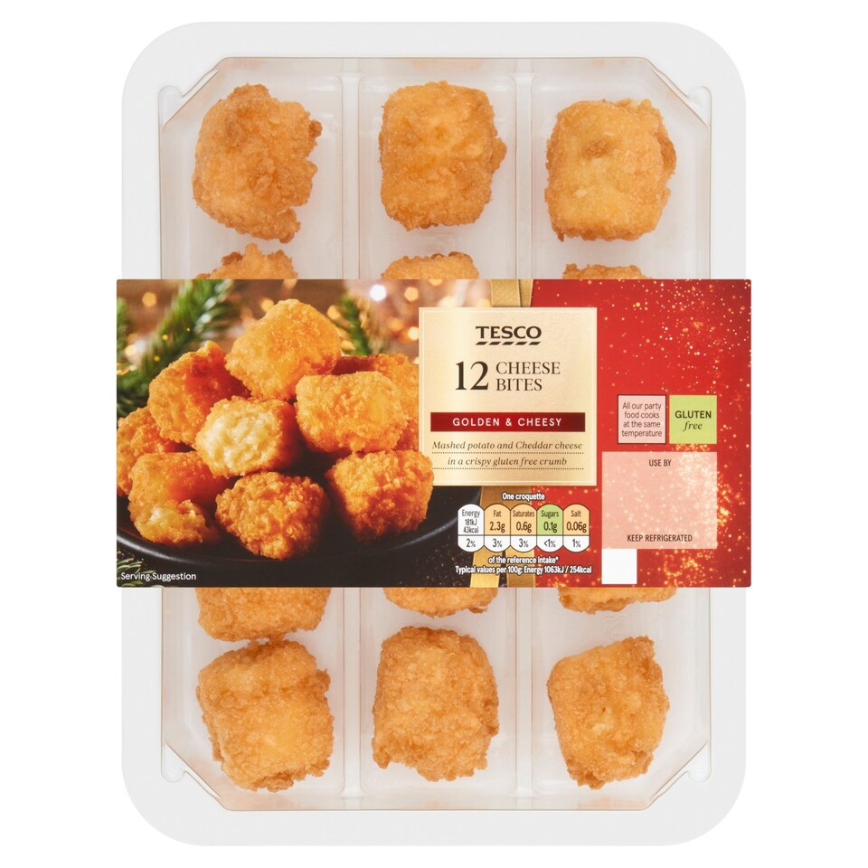 Tesco 12 Cheese Bites 200G Tesco Groceries