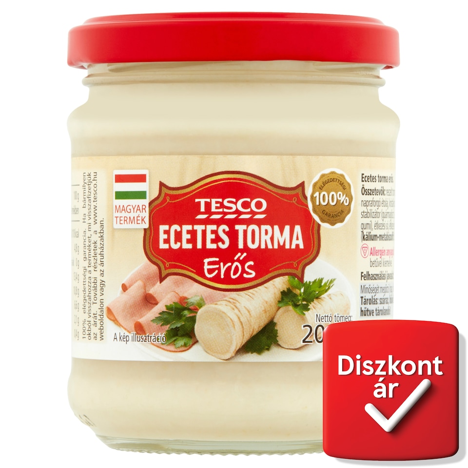 Tesco erős ecetes torma 200 g