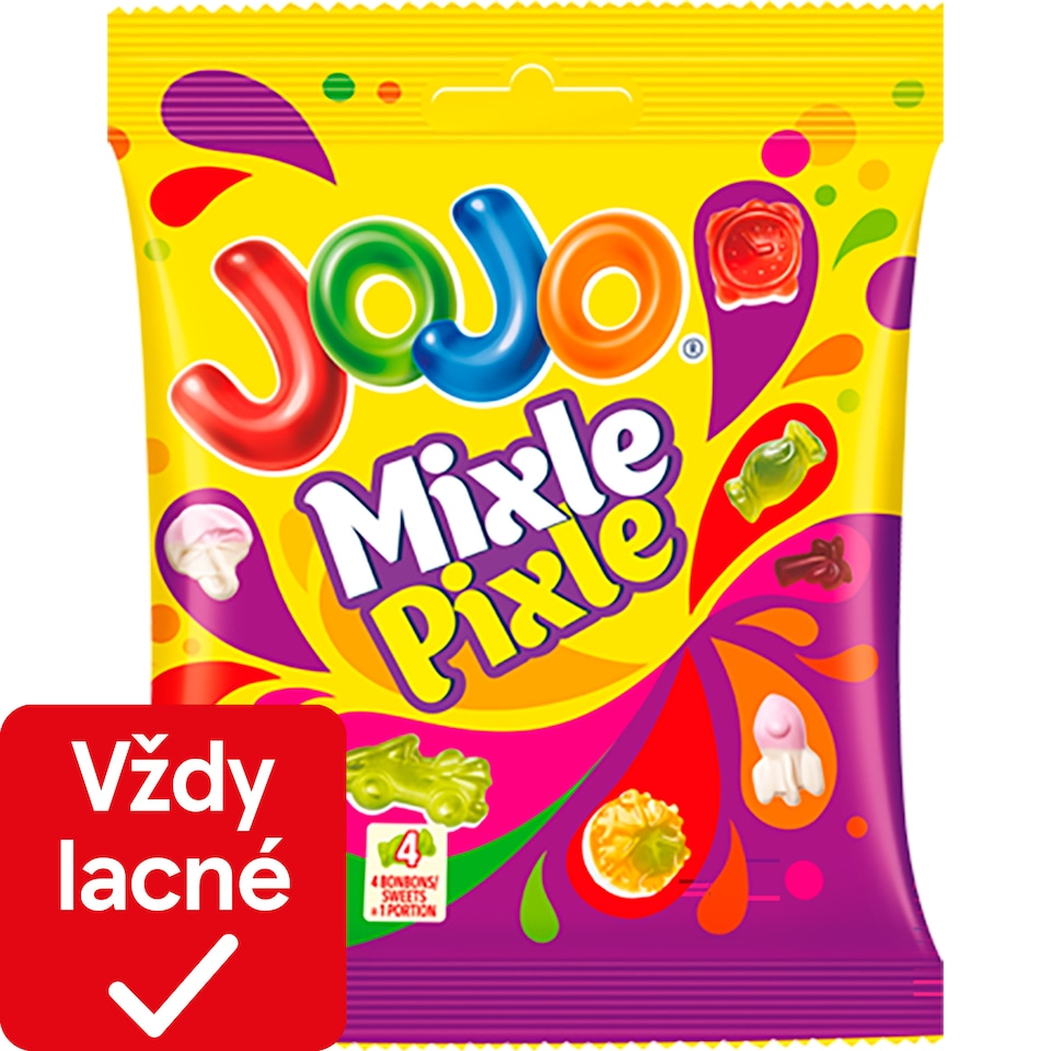 image 1 of JOJO Mixle Pixle Jelly Candies with Fruit Flavors 80 g