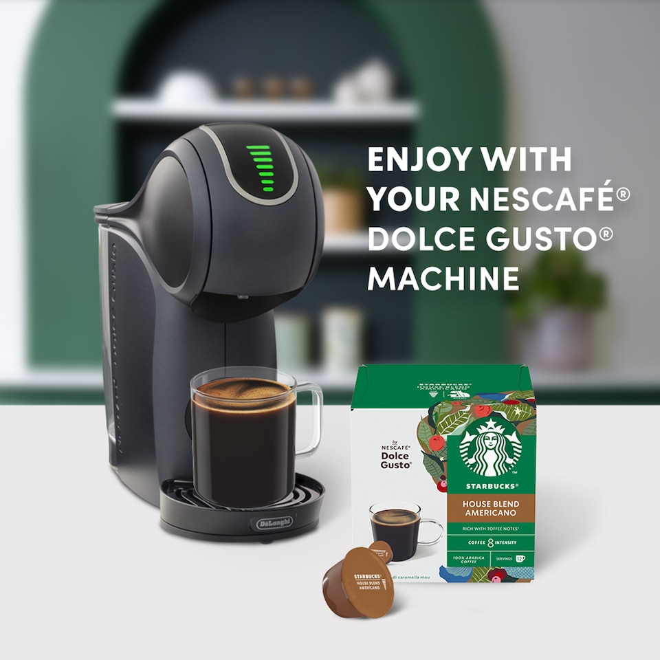 image 1 of Starbucks by Nescafe Dolce Gusto House Blend Medium Roast Coffee Pods x12 102g