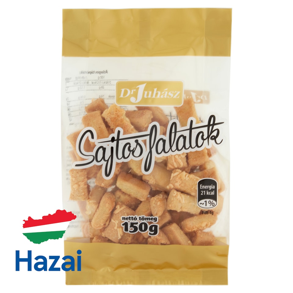 Dr. Juhász sajtos falatok 150 g