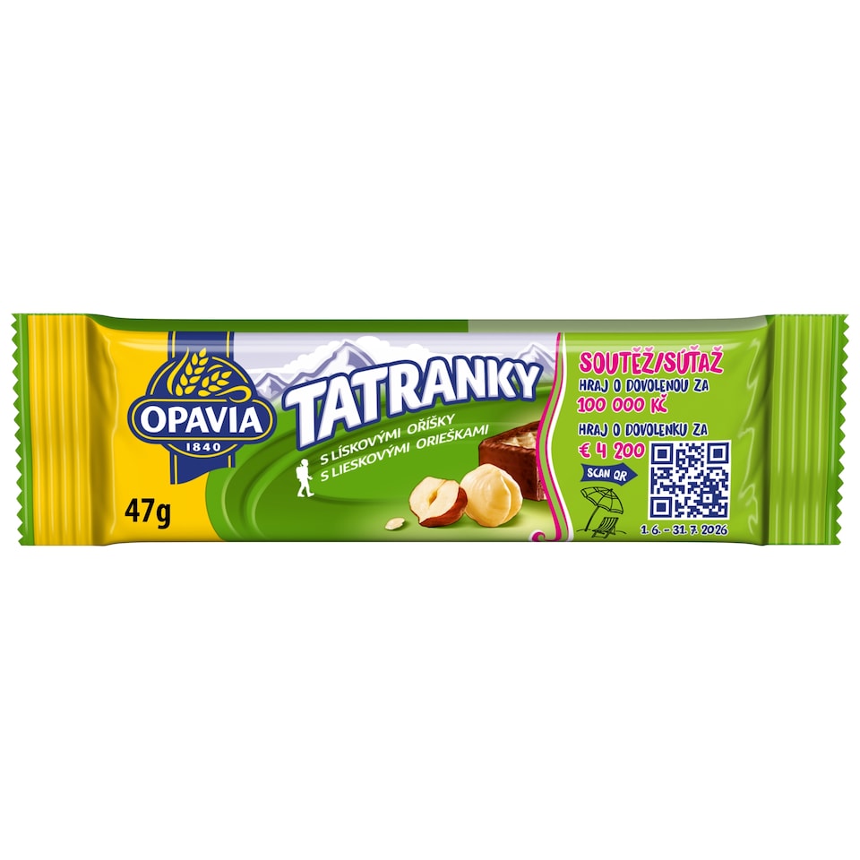 Opavia Tatranky with Hazelnuts 47g