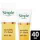 image 1 of Simple Invisible UV Face Fluid SPF 50 40ml
