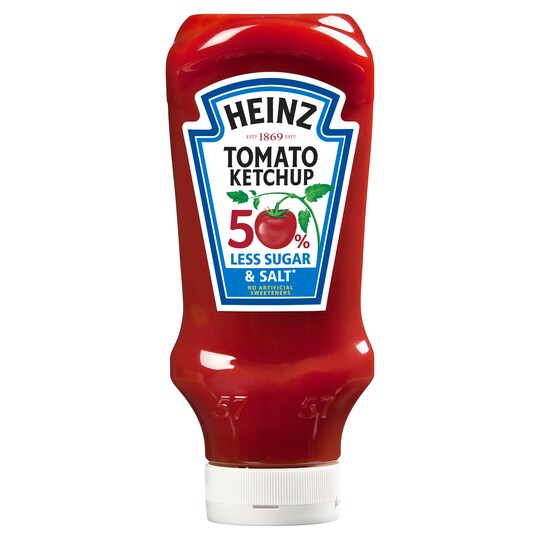 Heinz Tomato Ketchup 50 Less Salt & Sugar 880G Tesco Groceries