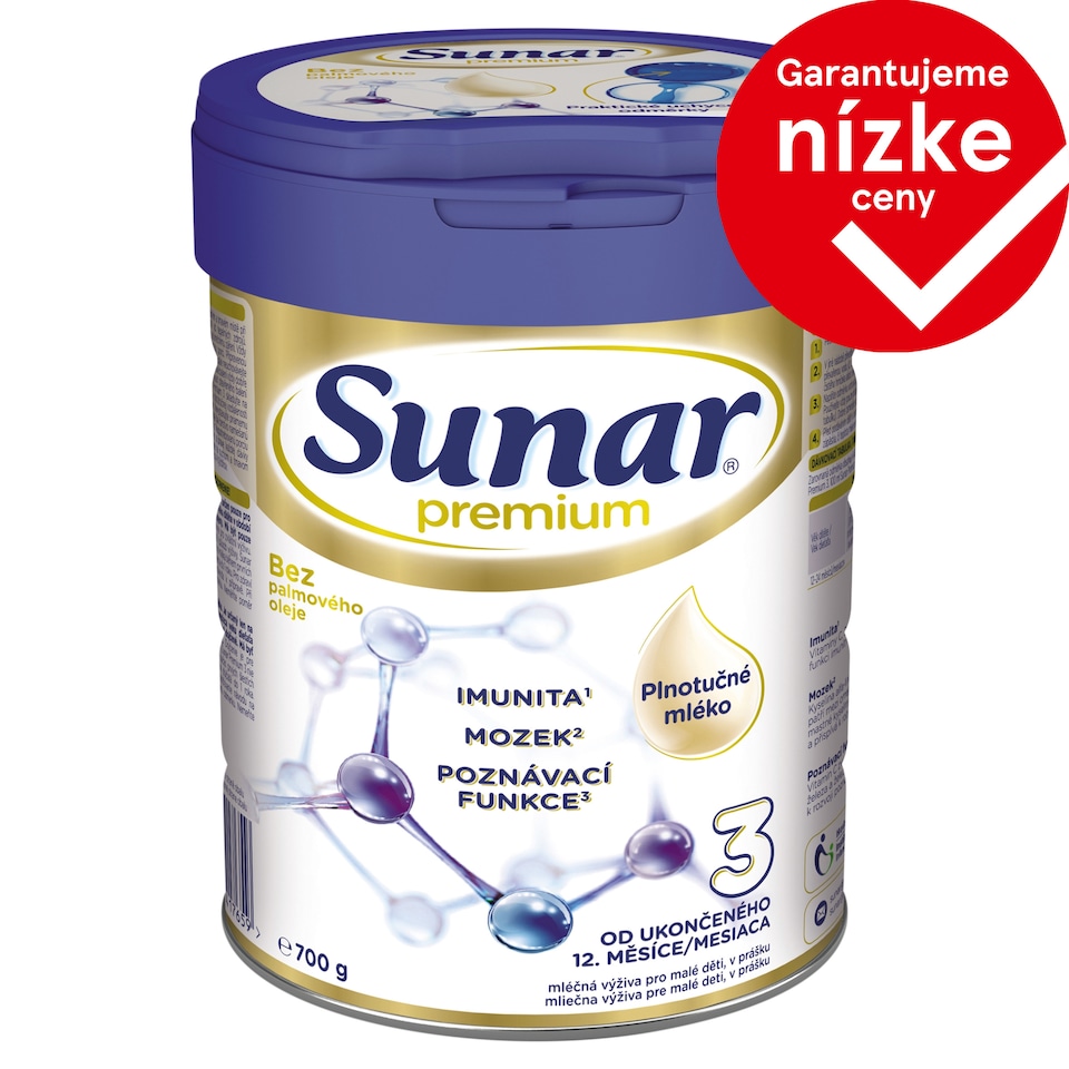 obrázok 1 z Sunar Premium 3 batoľacie mlieko, 700 g