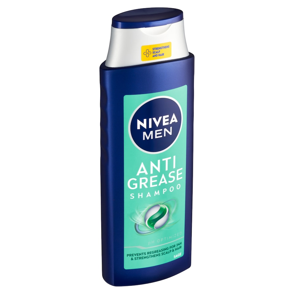 obrázok 1 z Nivea Men Anti Grease Šampón pre mastné vlasy 400 ml