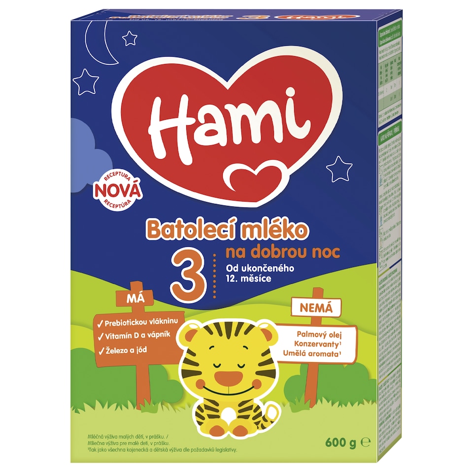 Obrázek 1 pro produkt HAMI 3 batolecí mléko na dobrou noc 600g