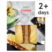 Tesco Finest 2 Passion Fruit & Belgian White Chocolate Éclairs 190G