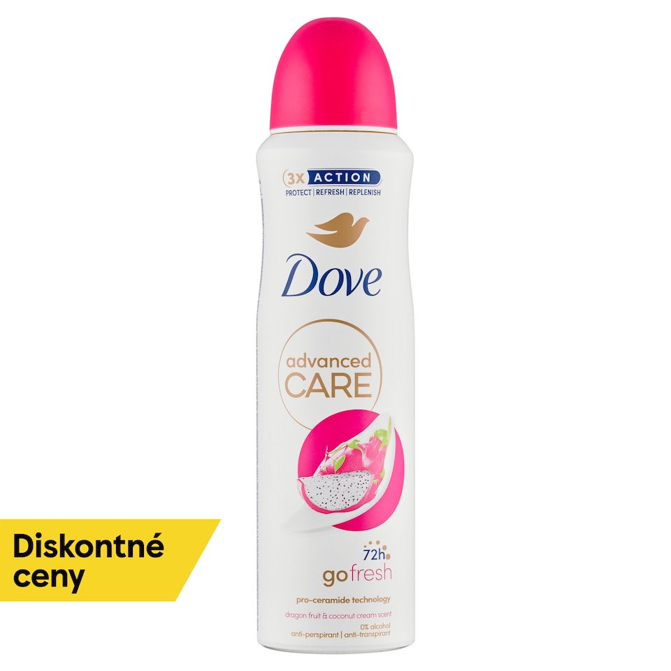obrázok 1 z Dove Advanced Care Dragon Fruit&Cocconut Antiperspirant sprej 150 ml