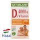 Naturland D₃-vitamin 4000 NE forte étrend-kiegészítő tabletta 60 db 11,01 g  1. kép