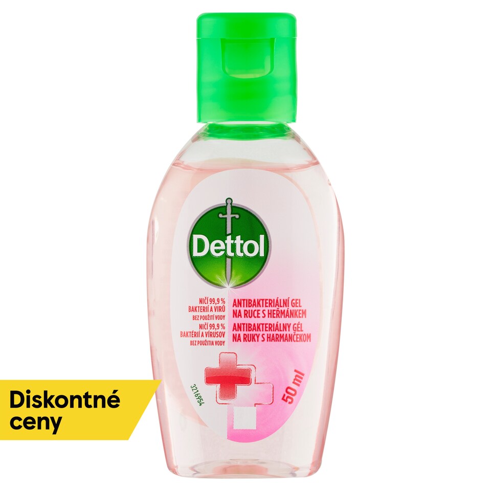 obrázok 1 z Dettol Antibakteriálny gél na ruky s harmančekom 50 ml