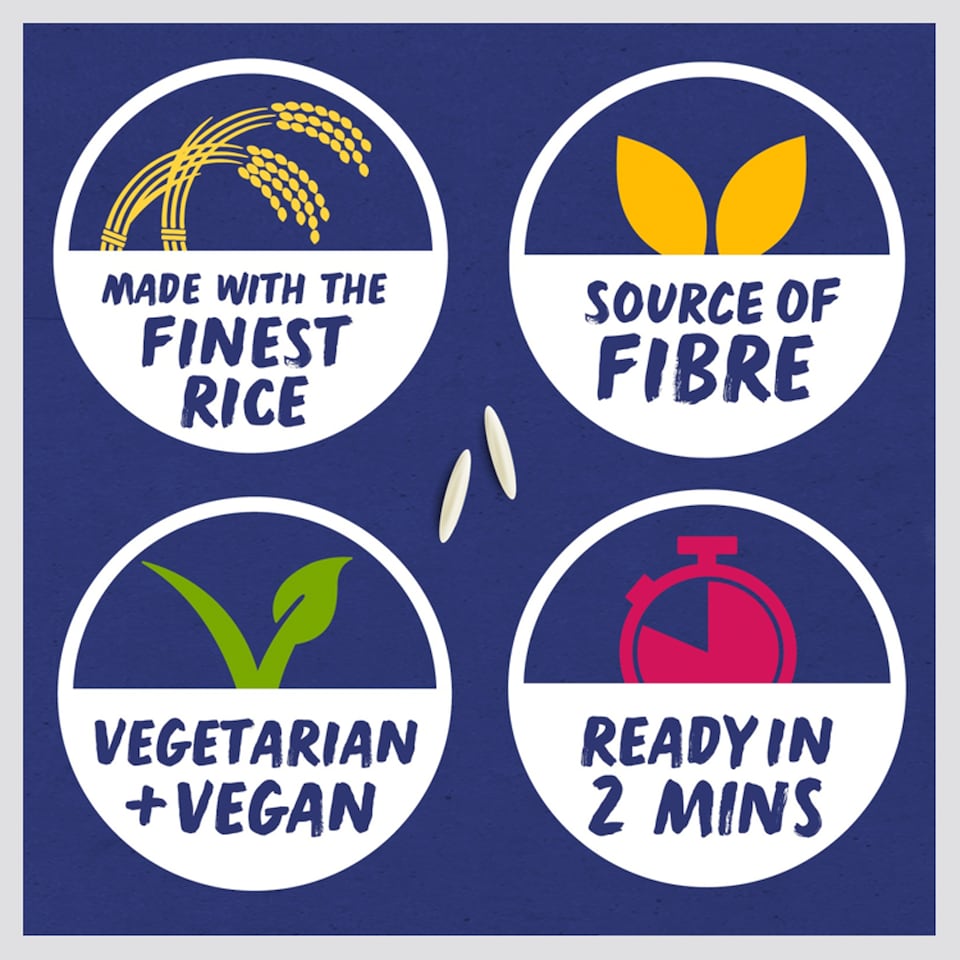 image 1 of Tilda Golden Vegetable Long Grain Rice 250g
