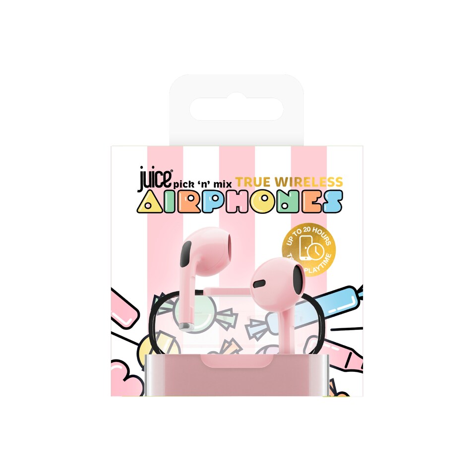 image 1 of Juice Pick and Mix Pink Airphones