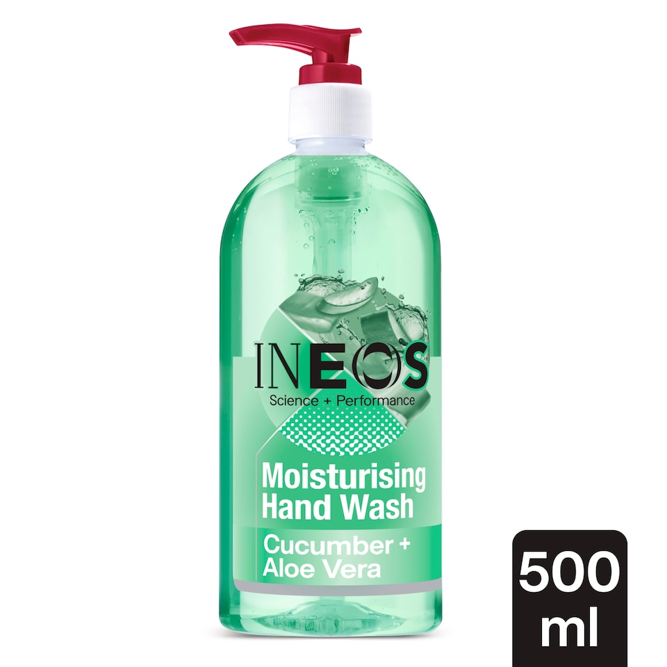 image 1 of INEOS Moisturising Hand Wash Cucumber & Aloe Vera 500ml