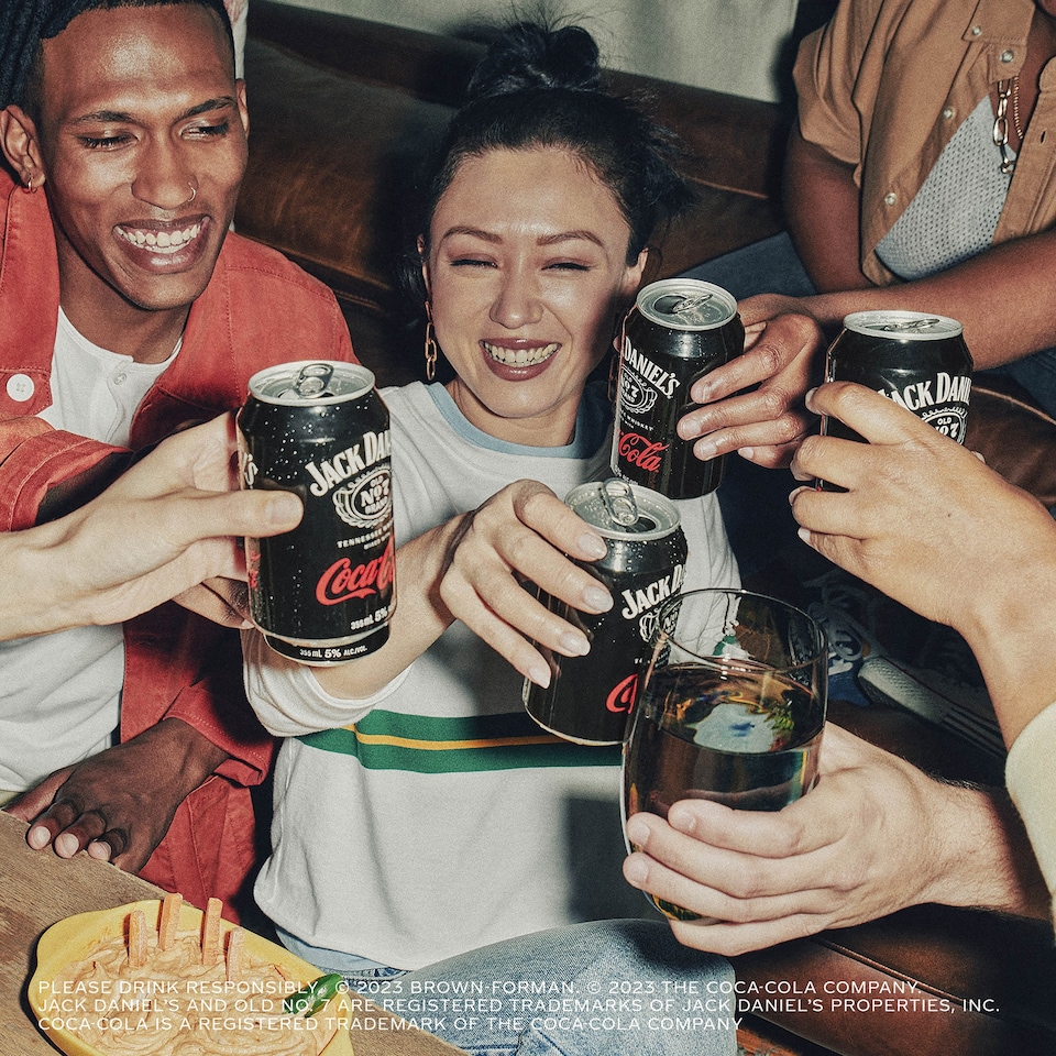 image 1 of Jack Daniel's Whiskey & Coca-Cola 330Ml