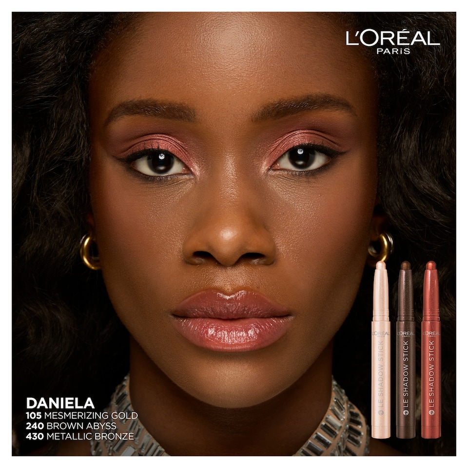 image 1 of L'Oréal Paris Le Shadow Stick, 105 Mesmerising Gold, 1.4g  