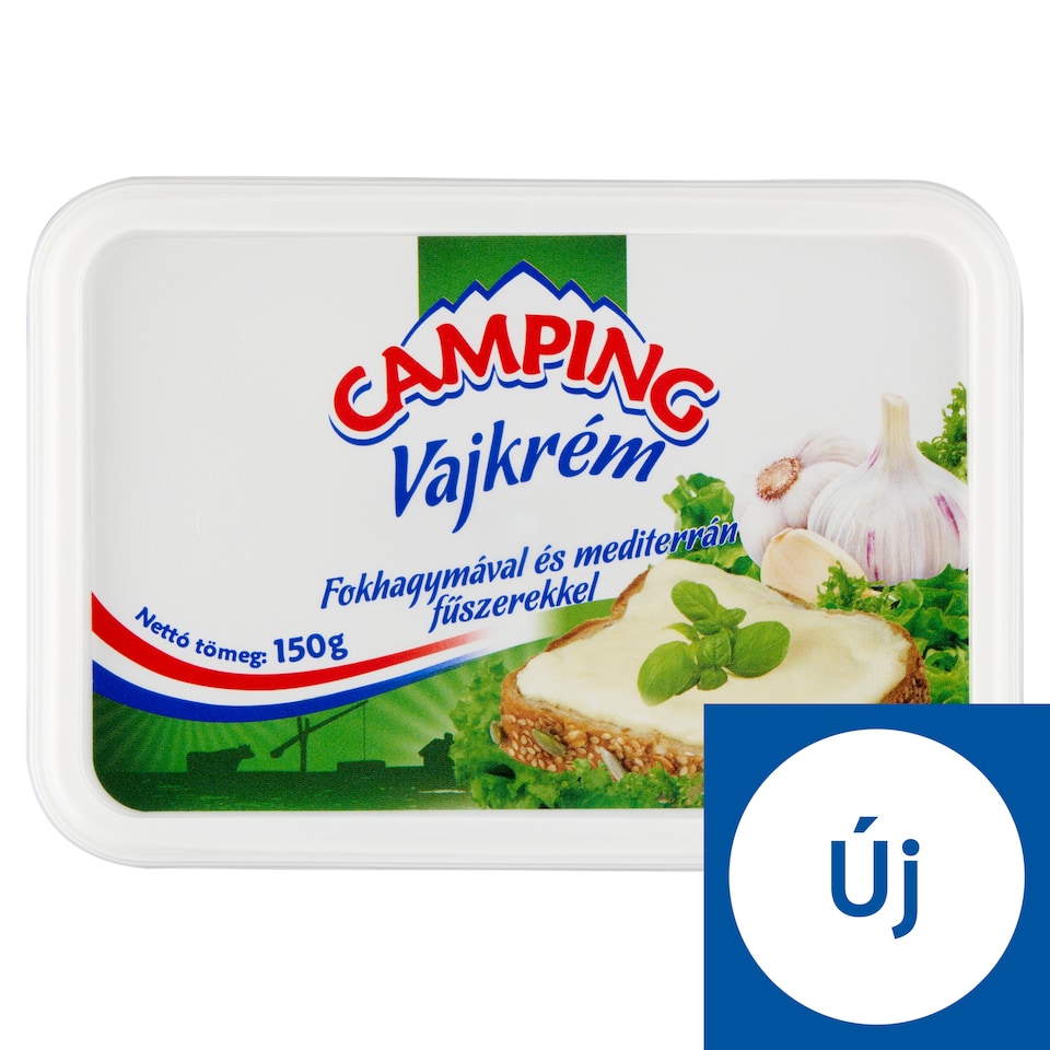 Camping vajkrém fokhagymával és mediterrán fűszerekkel 150 g  1. kép
