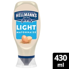 Hellmann's Light Mayonnaise Squeezy 430ml
