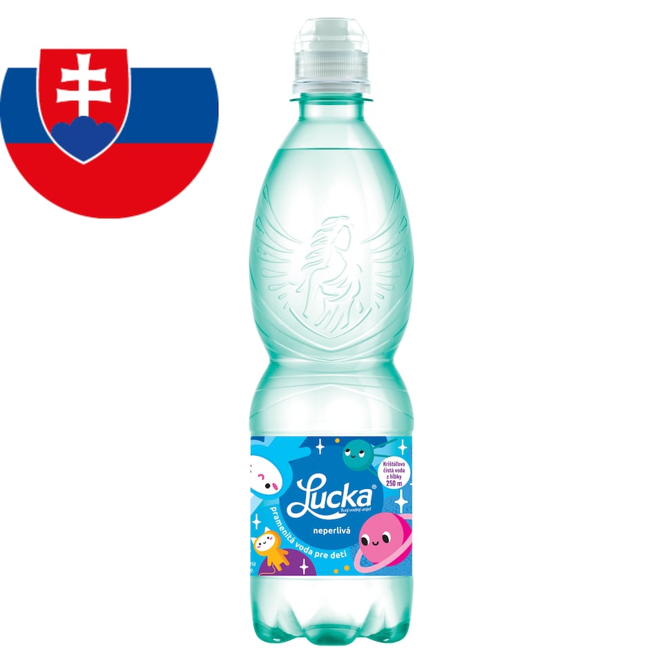 Lucka Tvoj vodný anjel Pramenitá voda pre deti neperlivá 0,5 l