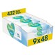image 1 of Pampers Harmonie Aqua Baby Wipes 9 X 48