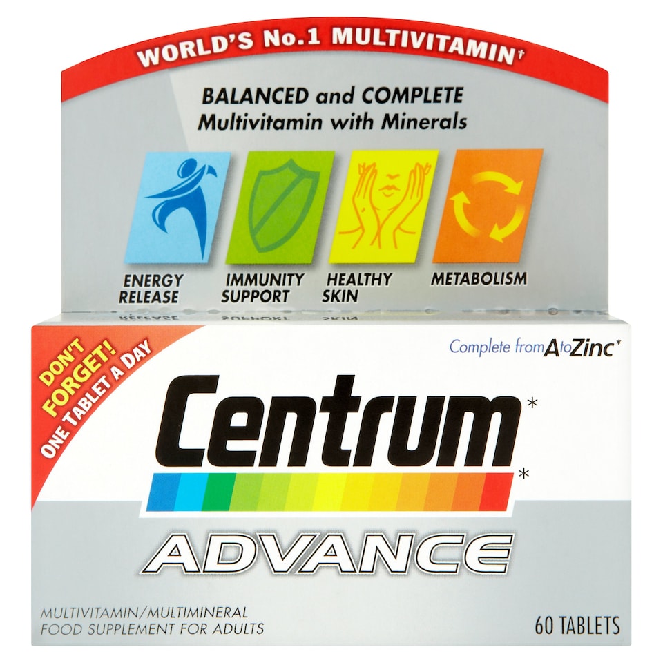 Centrum Advance Multivitamins & Minerals Tablets 60s