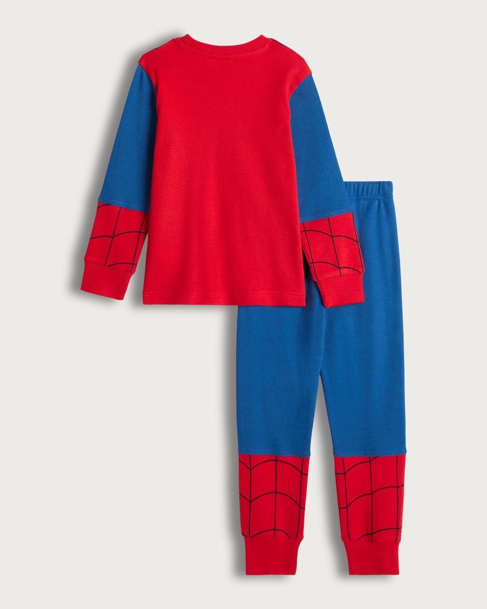 image 1 of Marvel Spider-Man Pure Cotton Pyjama Set in Multi