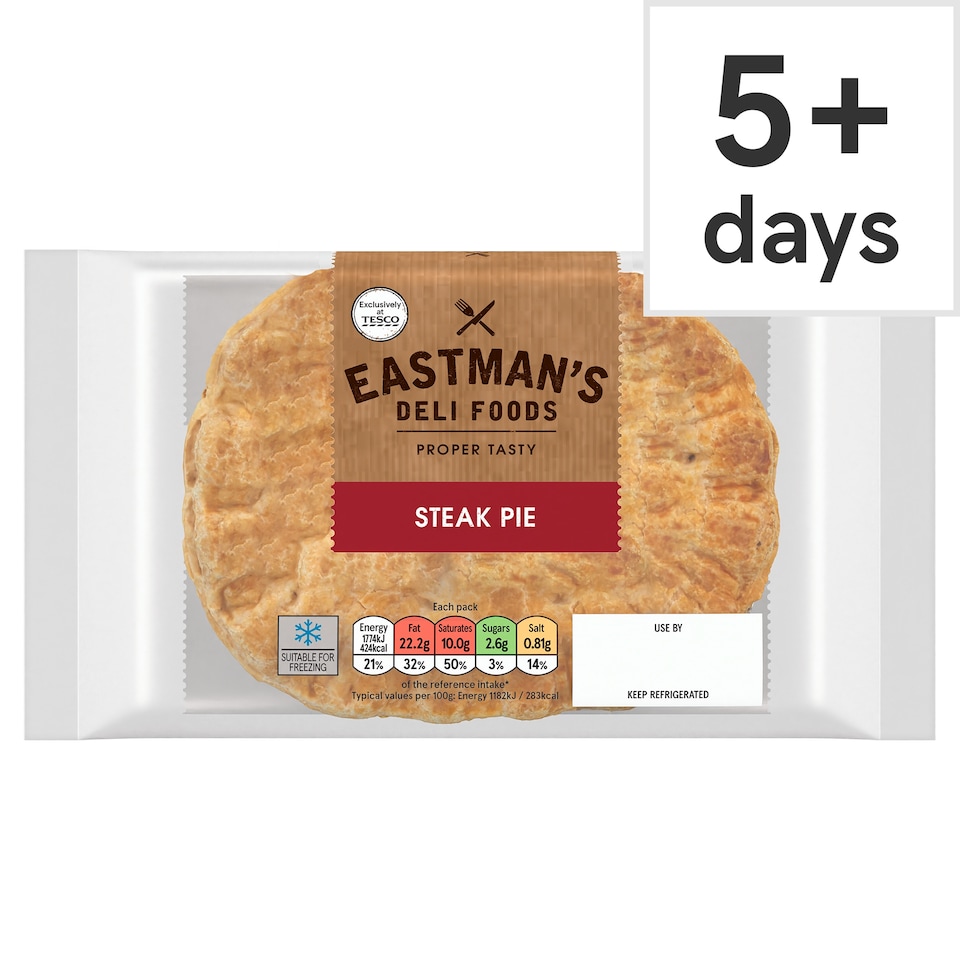 Eastmans Steak Pie 150G