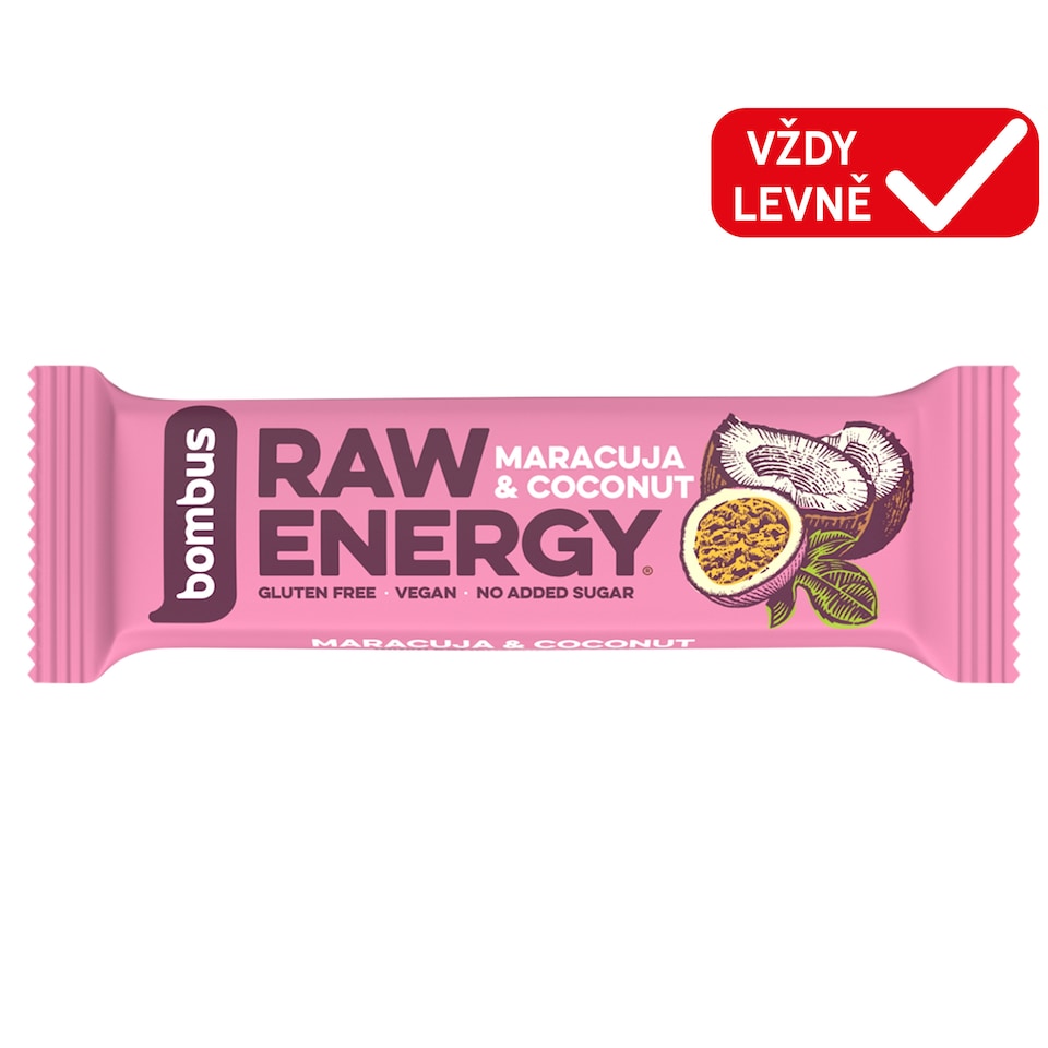 bombus Raw Energy Maracuja & coconut 50g