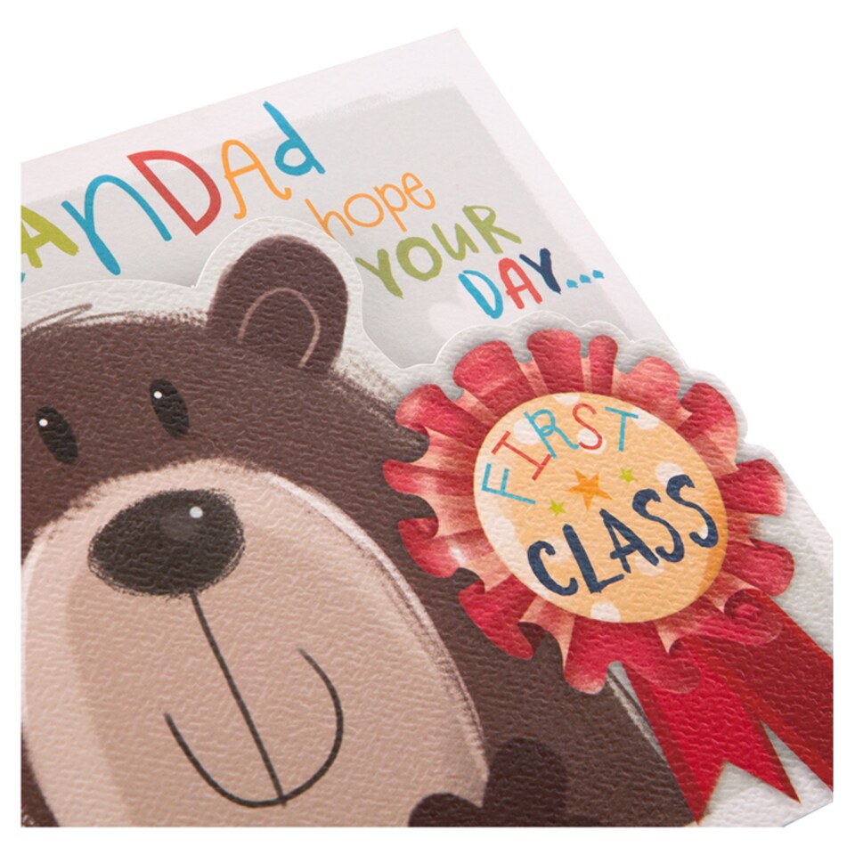 image 1 of Hallmark Birthday Card Grandad First Class