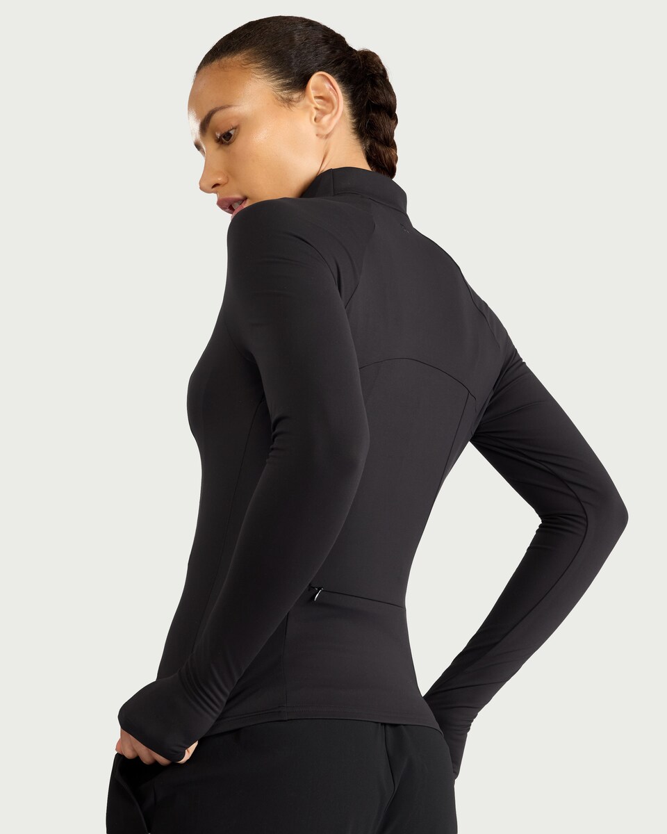 image 1 of F&F Active EVERYHOUR Zip Up Jacket in Black