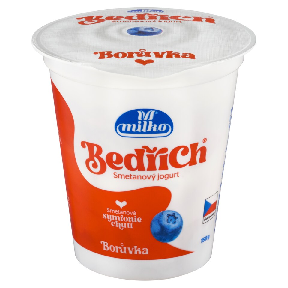 Obrázek 1 pro produkt Milko Bedřich Smetanový jogurt borůvka 150g