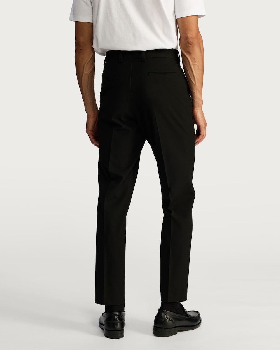 image 1 of F&F Tailored Formal Trousers in Black